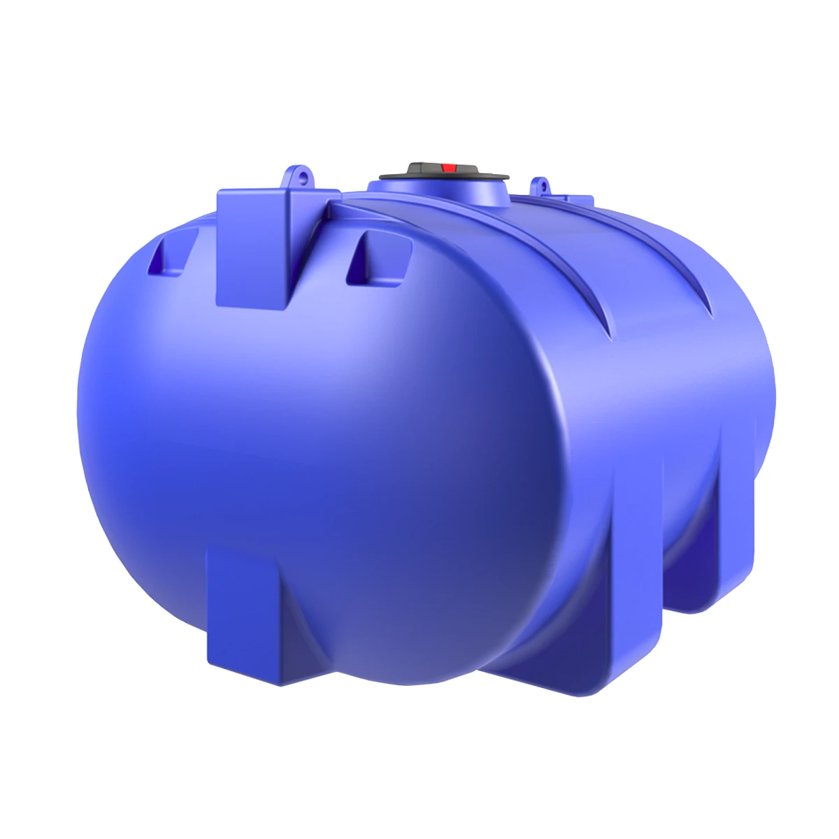 Емкость горизонтальная 4000 л (синяя)