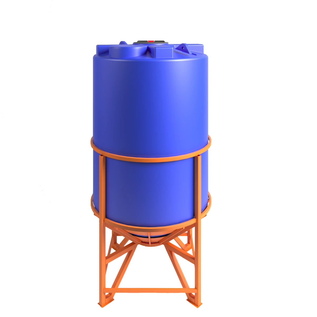 (синяя) в обрешётке