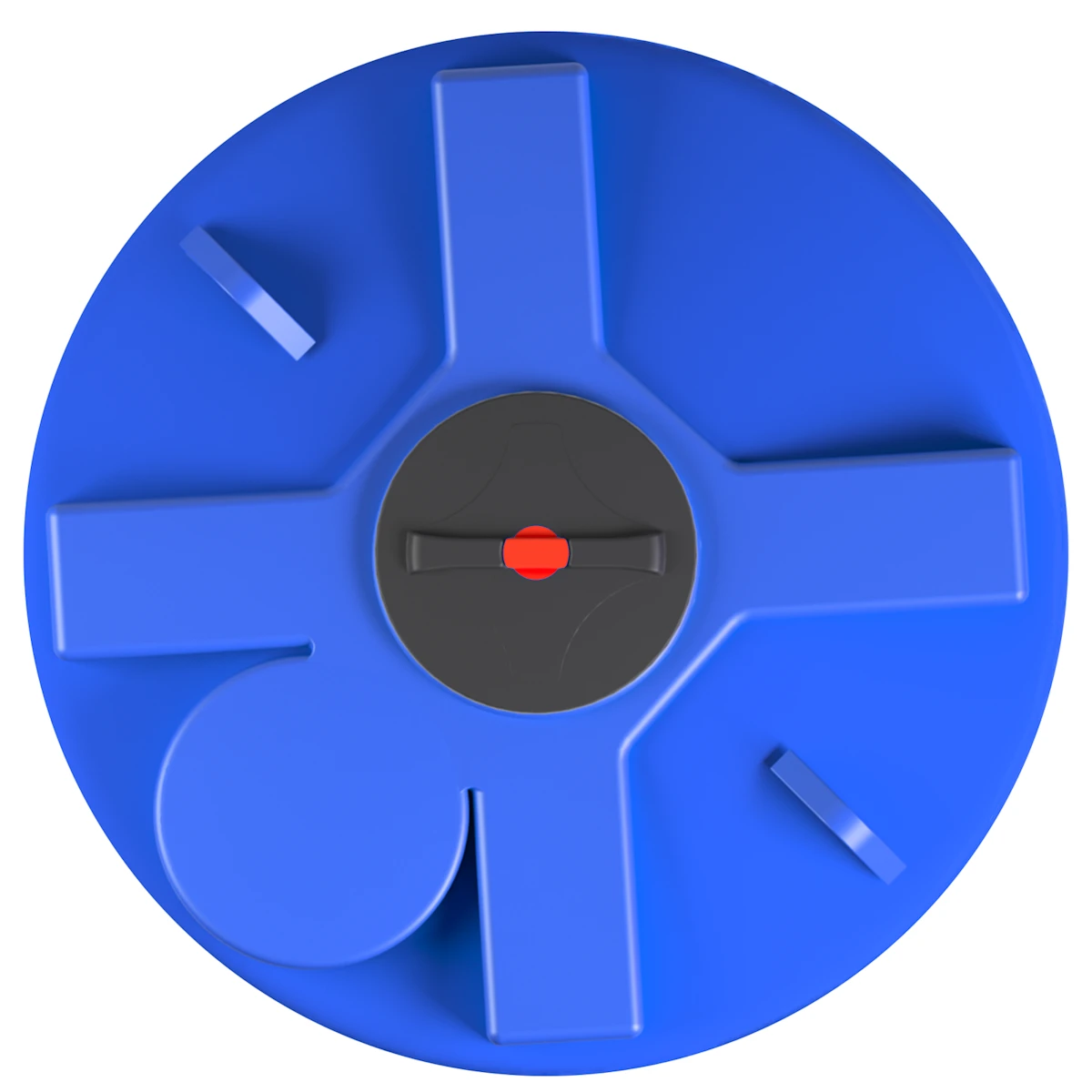 (синяя) в обрешётке