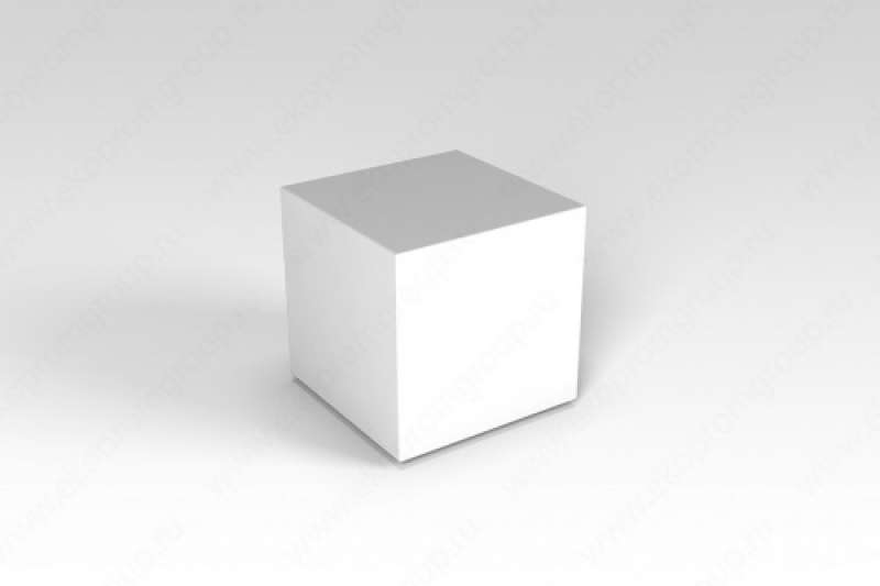 Декоративная фигура «Flox» Куб белый
