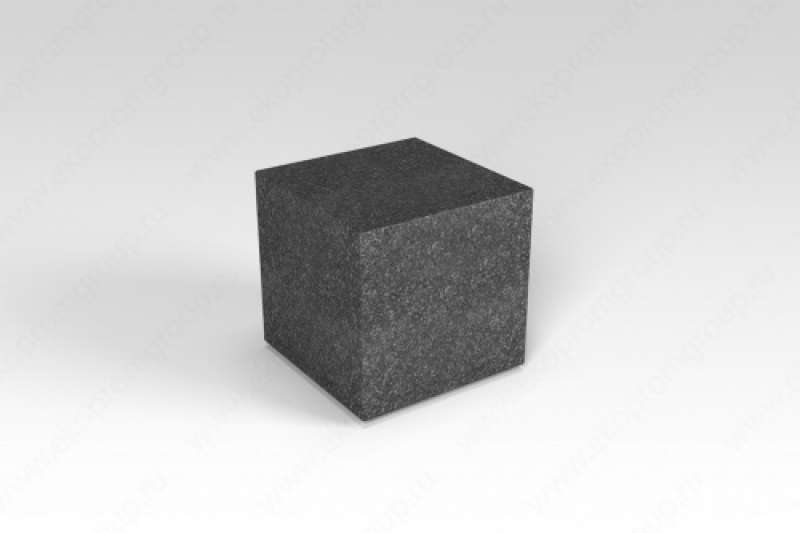 Декоративная фигура «Flox» Куб черный гранит
