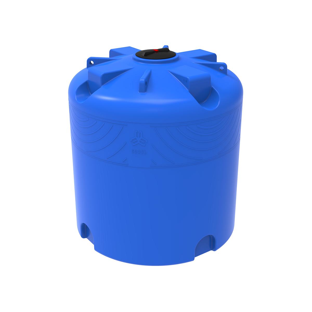 Емкость TR 6000л (синий) для питьевой воды, ДТ и продуктов с плотностью до 1,0 г/см³ 