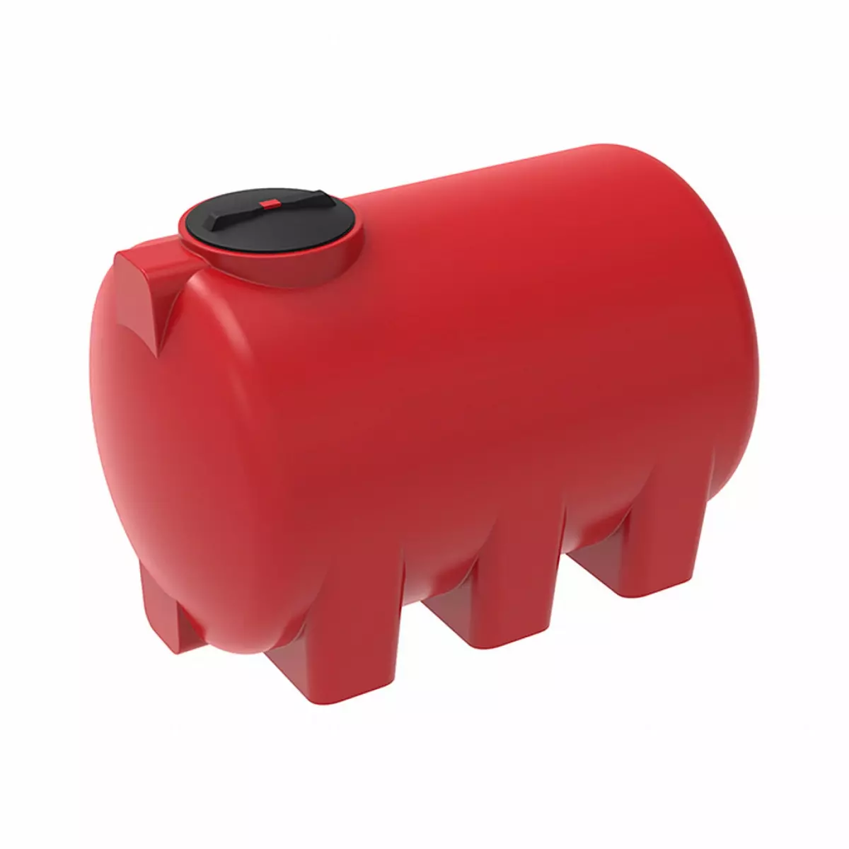 Емкость горизонтально-цилиндрическая H 2000 л (усиленная) для КАС/ЖКУ/СЗР