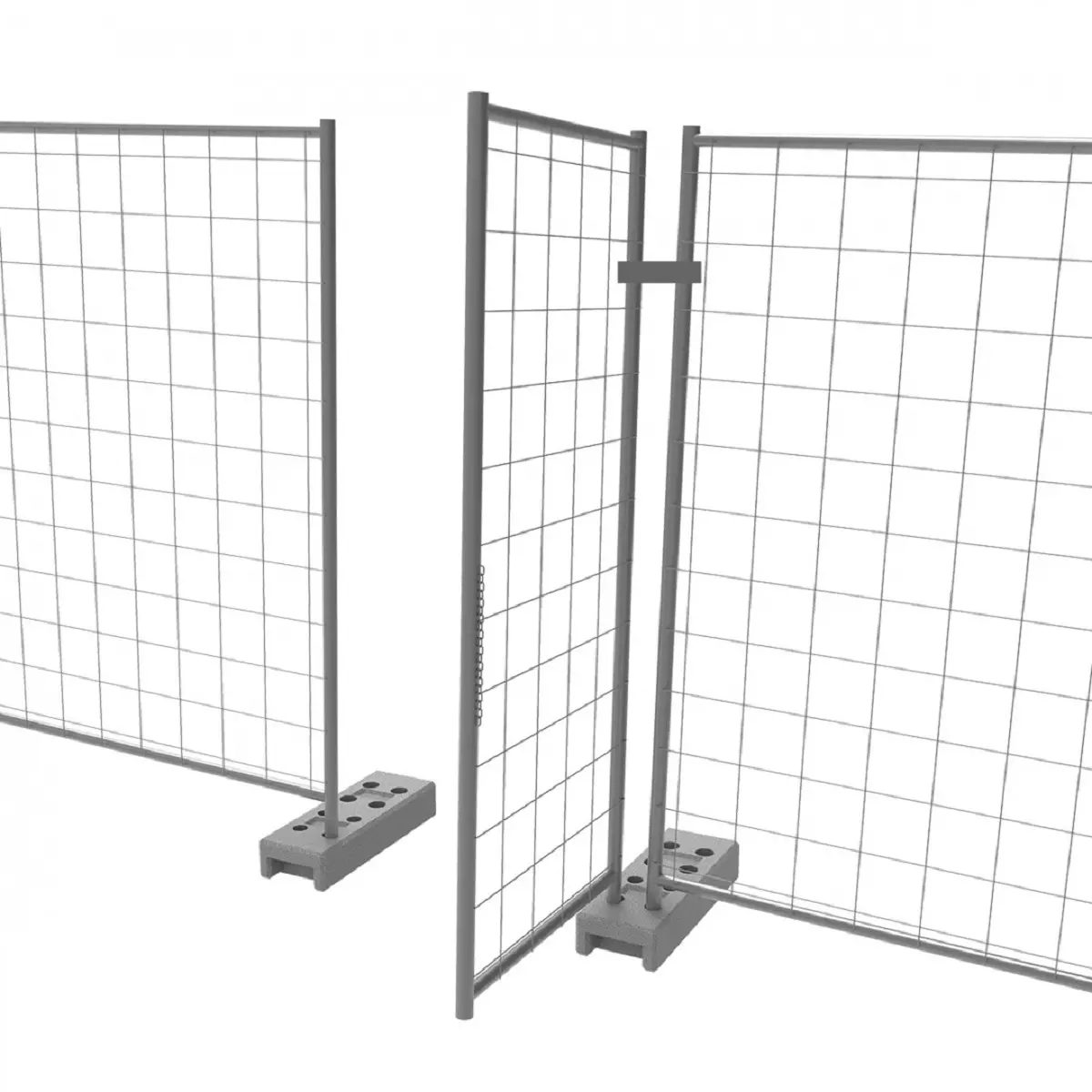 для организации прохода людей на ограждаемую территорию.