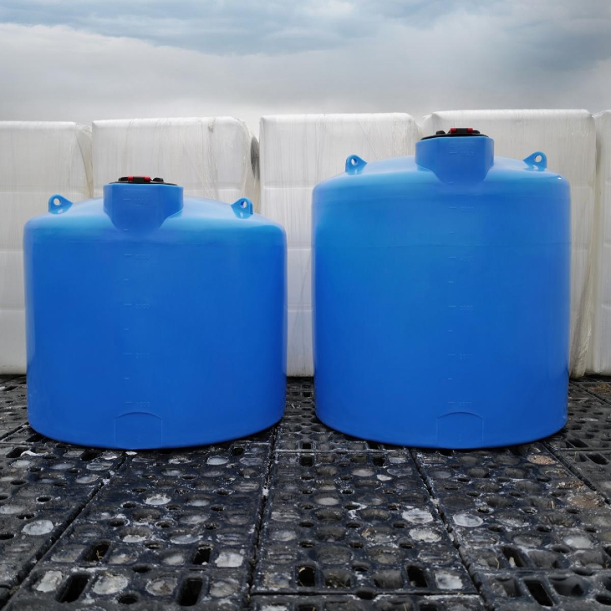Новинка! Емкость TRN 5000л (синий) для питьевой воды, ДТ и продуктов с плотностью до 1,0 г/см³ 
