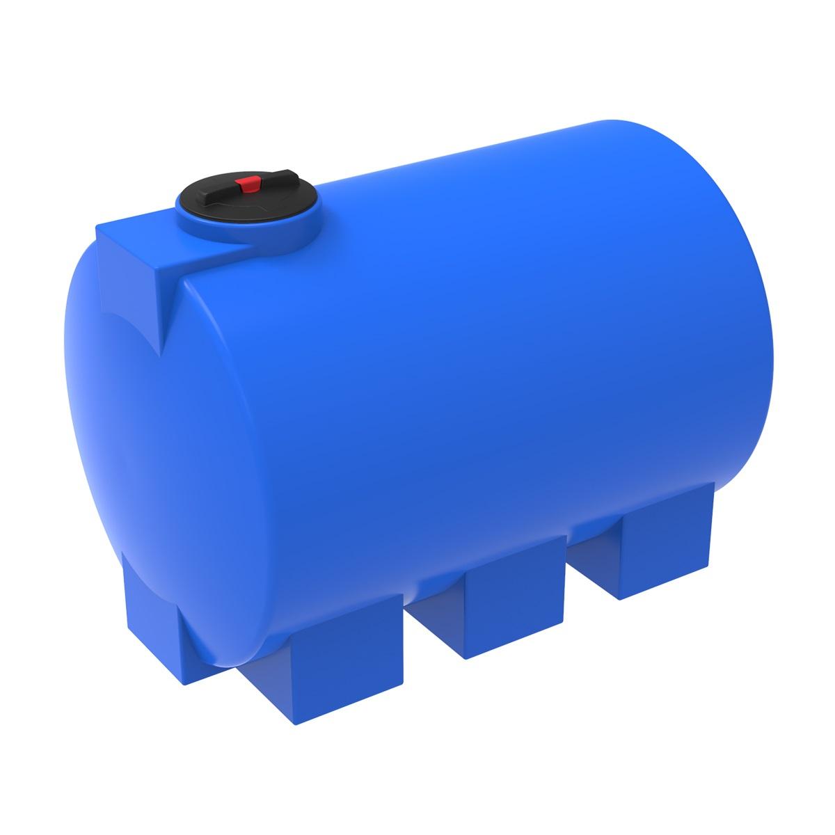 Емкость ЭВГ 2000л (синий) для хранения питьевой воды, агрохимии, ДТ и жидкостей с плотностью до 1,0 
