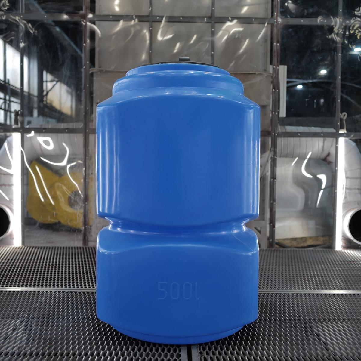 Емкость L 500л(синяя) усиленная, для продуктов с плотностью под плотность до 1.5 г/см³ 