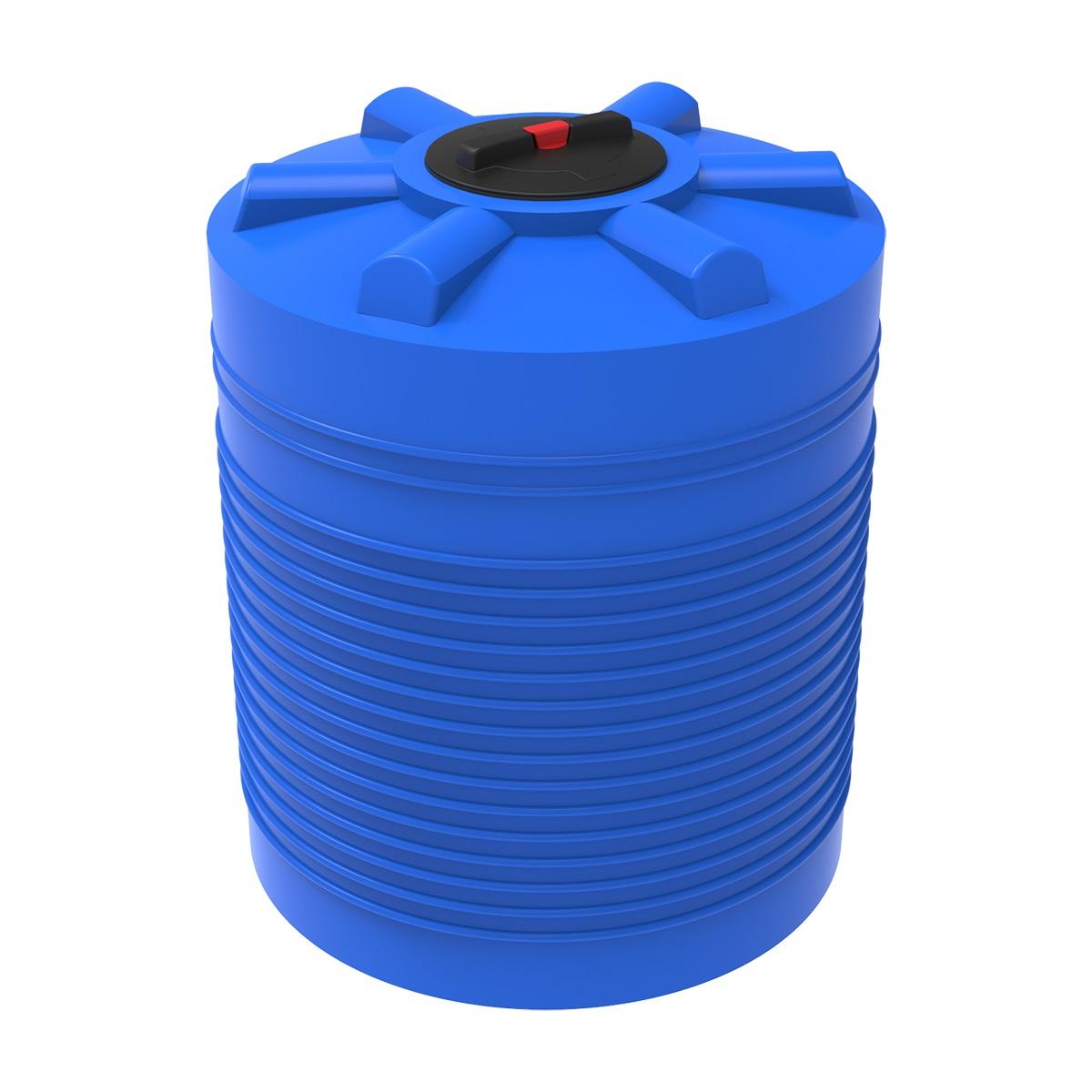 Емкость ЭВЛ 750л (синий) для питьевой воды и продуктов с плотностью до 1,0 г/см³ 