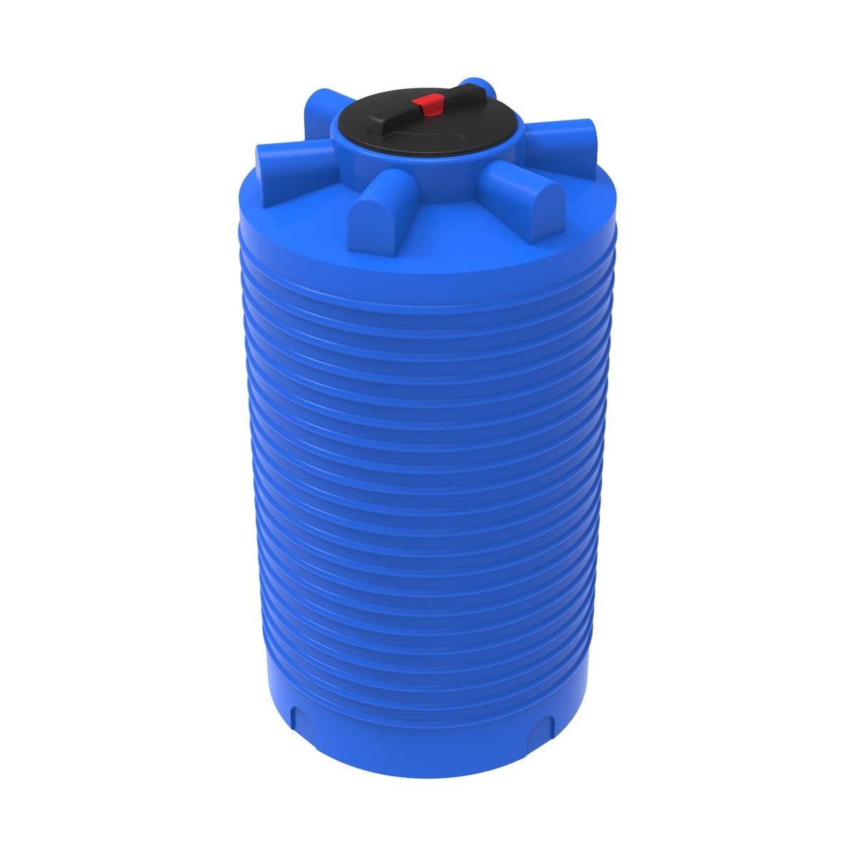Емкость ЭВЛ-Т 500л (синий) для хранения питьевой воды 