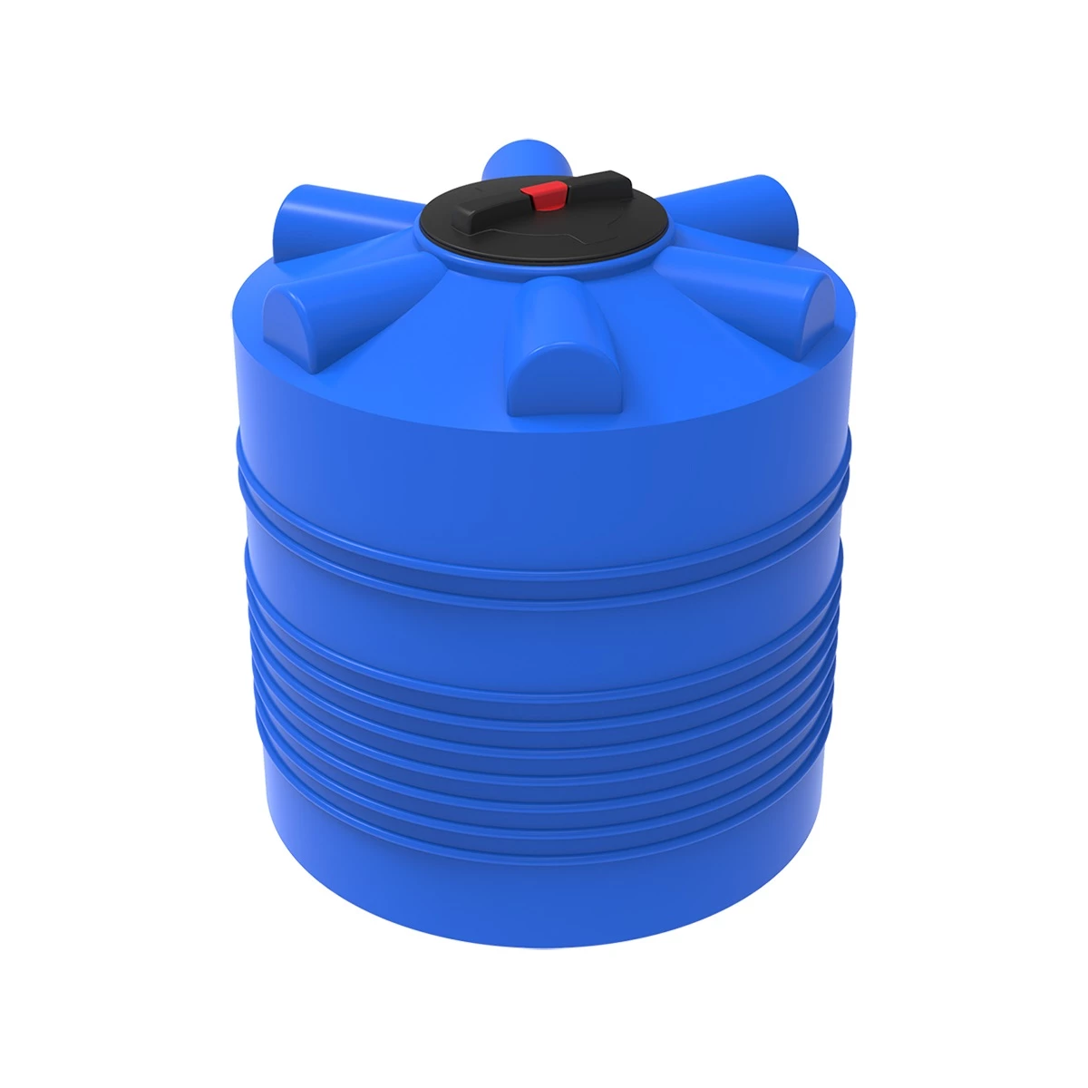 Емкость | бак вертикальный ЭВЛ 500 л (синий) для воды