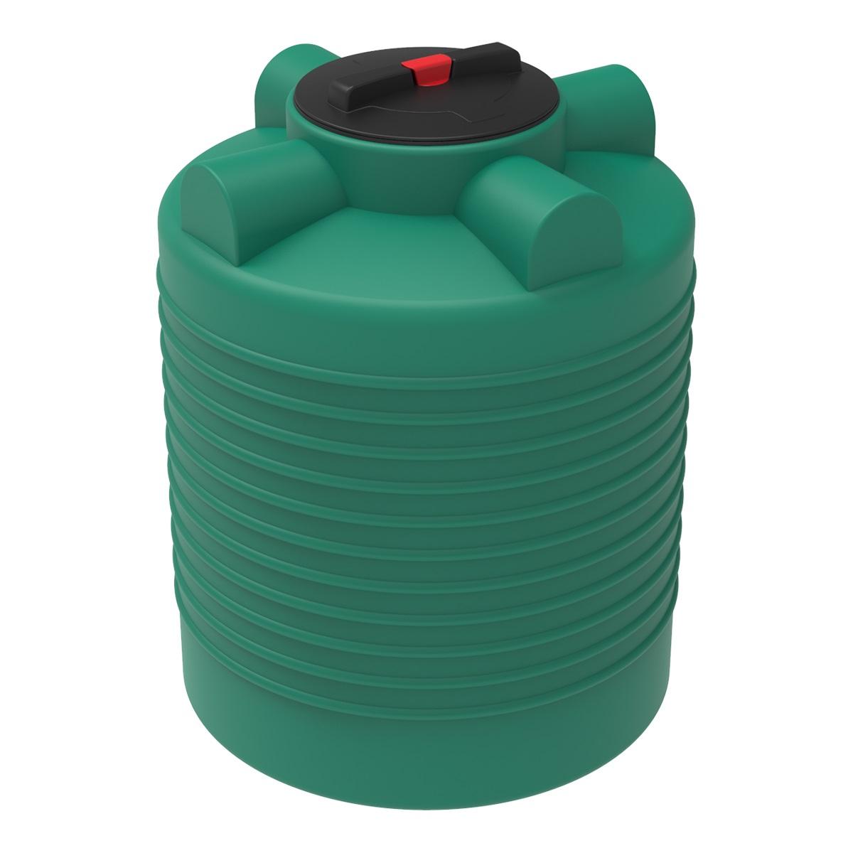 Емкость ЭВЛ 300л (зеленая) для питьевой воды и технической воды 