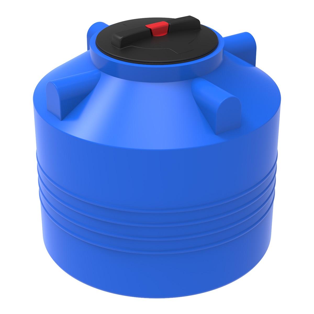 Емкость ЭВЛ 200л (синий) для хранения питьевой воды 