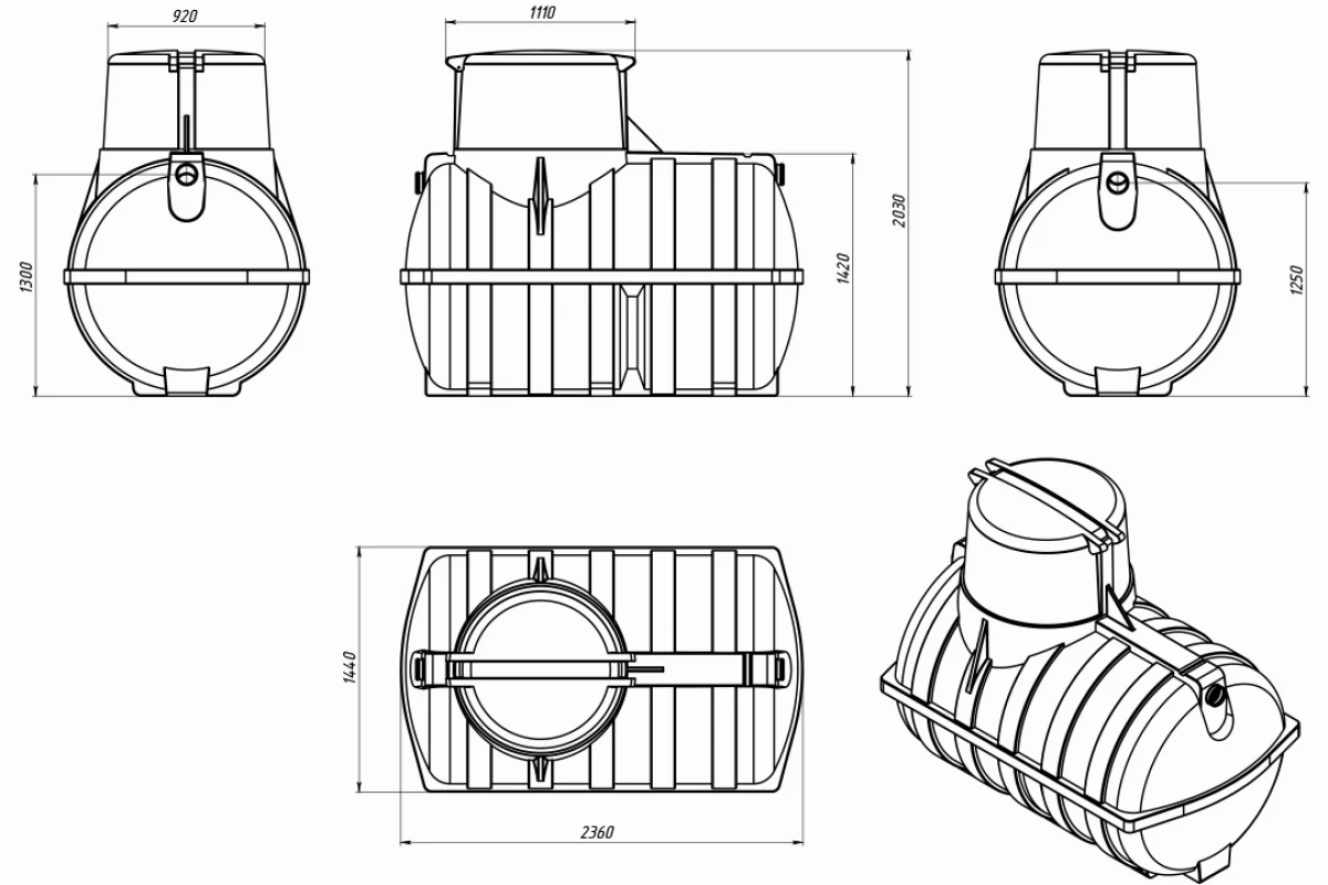 хранения и  утилизации технической воды, хозяйственно-бытовых, дождевых и талых стоков.