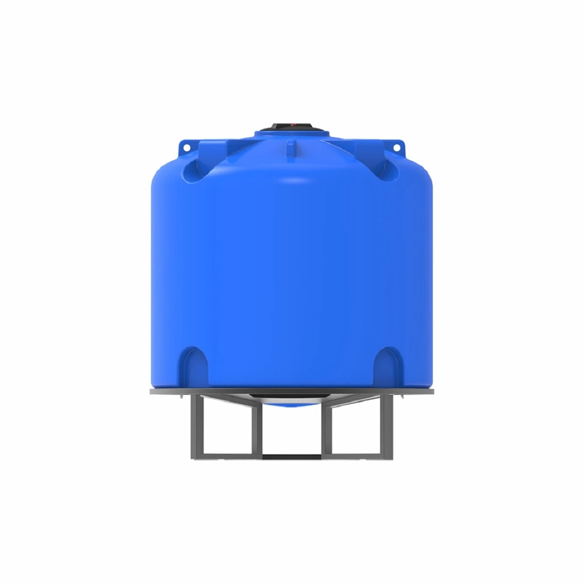 Емкость TR 5м3 (синий) Конусное основание, для полного слива из емкости, и хранения веществ с плотностью до 1,0 г/см³ и хранения веществ с плотностью до 1,0 г/см³