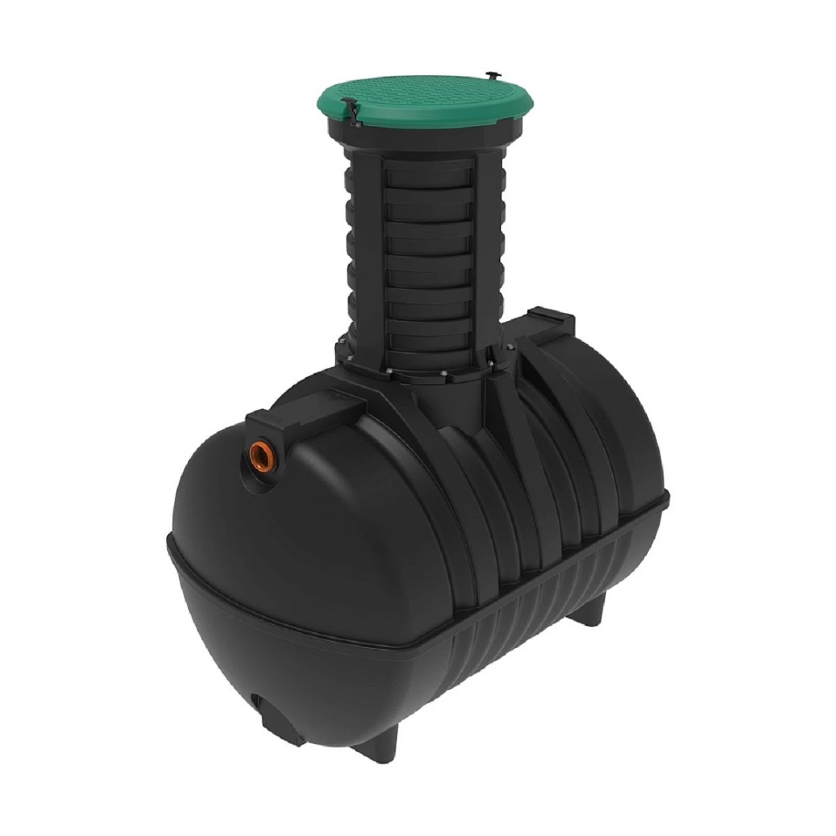 Емкость подземная Rostok G 3.5 м3 с горловиной 1000 мм с патрубком 110 мм,