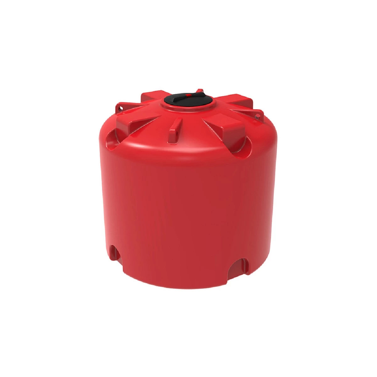 Емкость вертикально-цилиндрическая усиленная TR 3000 л (красная) для КАС/ЖКУ/СЗР