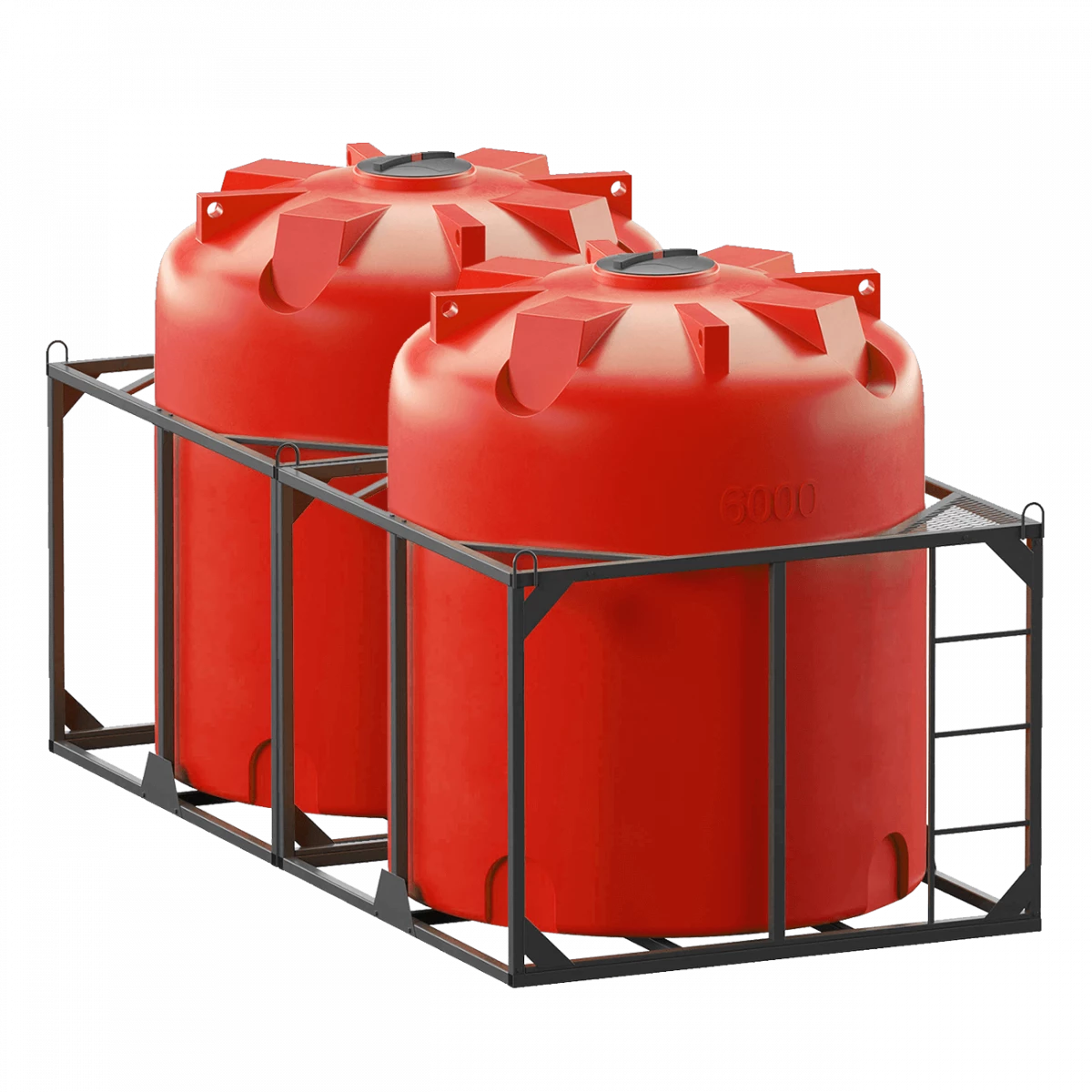 Транспортная кассета с усиленными емкостями VTR 6000 х 2 (красный), для перевозки КАС/ЖКУ/СЗР для перевозки КАС/ЖКУ/СЗР