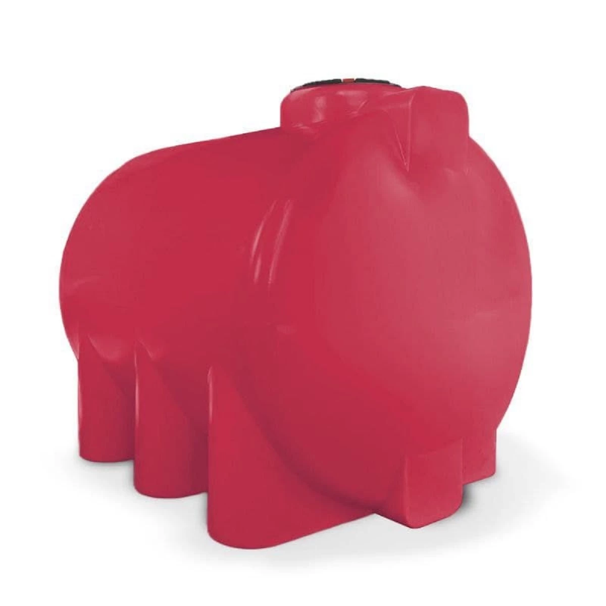 Емкость горизонтальная усиленная GTR 3000 л для KAC (красный) для удобрений КАС/ЖКУ/СЗР