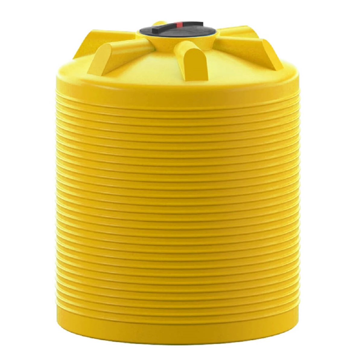 Емкость вертикальная усиленная VER 3000 л для КАС (желтая) для перевозки удобрений КАС/ЖКУ/СЗР