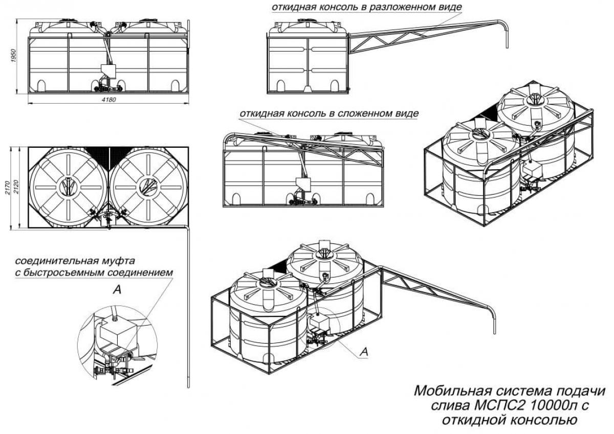 МСПС-2 VTR 5000СБx2 с откидной консолью 