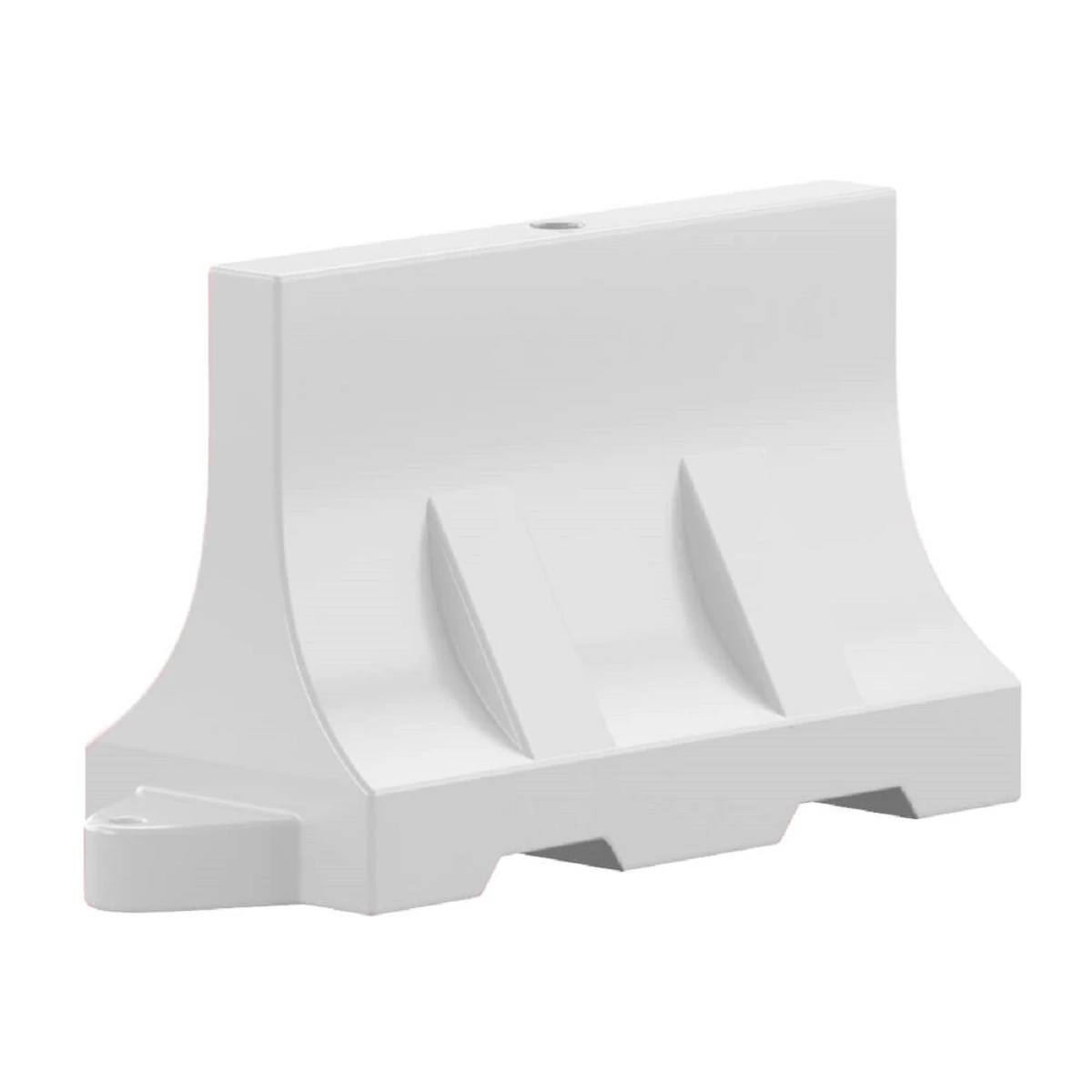 Барьер дорожный водоналивной 1.2м белый для создания мобильных временных ограждений при проведении дорожных работ. при проведении дорожных работ.