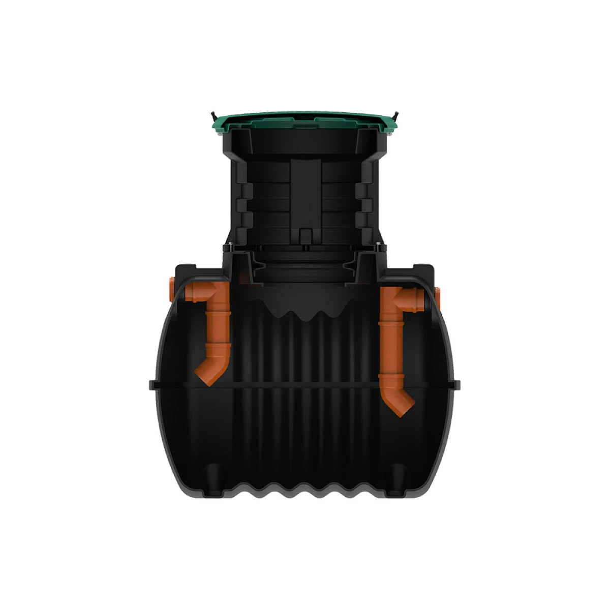Жироуловитель Rostok G 1.2 м3 с горловиной 600 мм с входом и выходом 110 