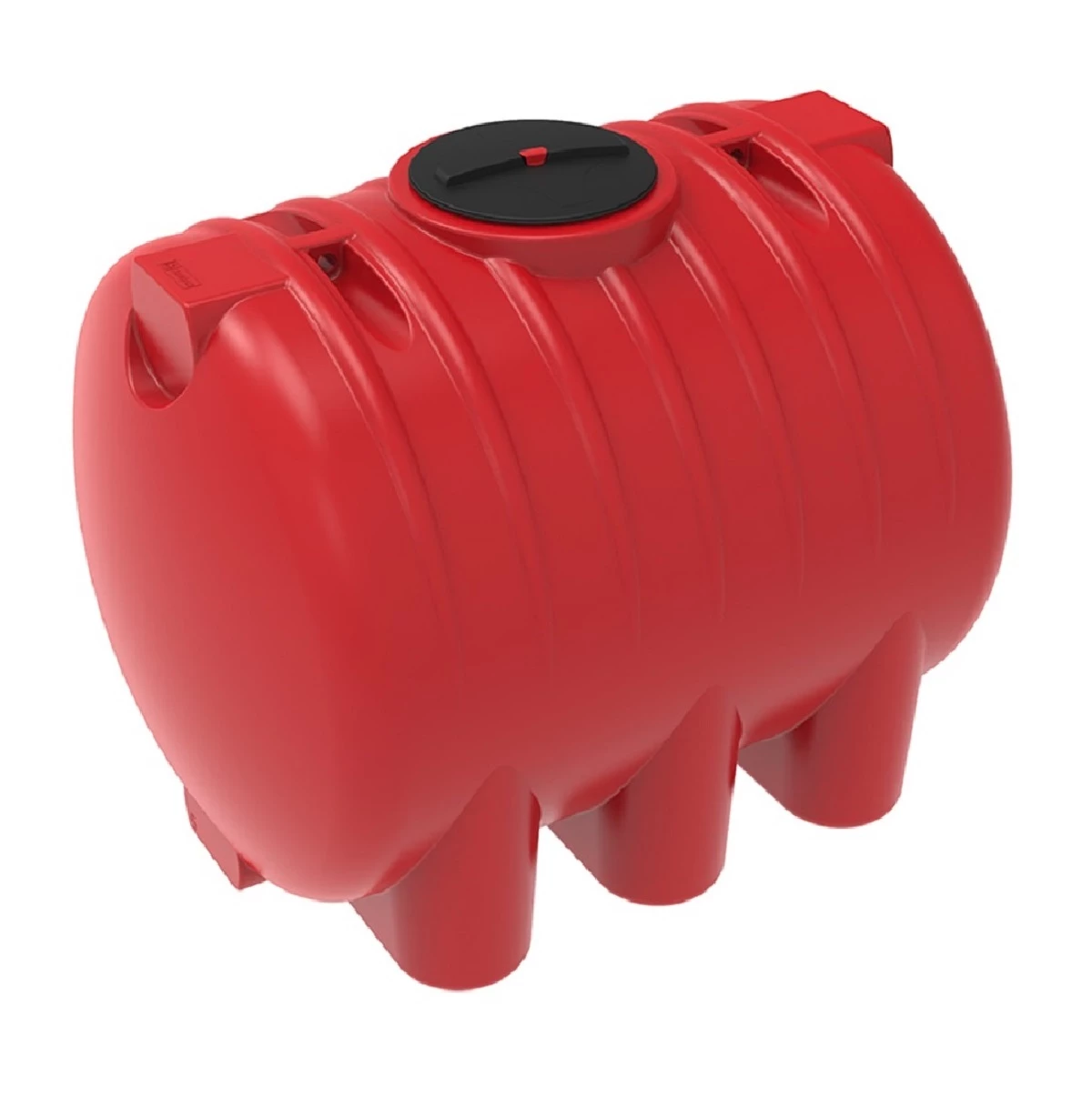 Емкость горизонтально-цилиндрическая усиленная HR 5000 л для КАС (красная) 