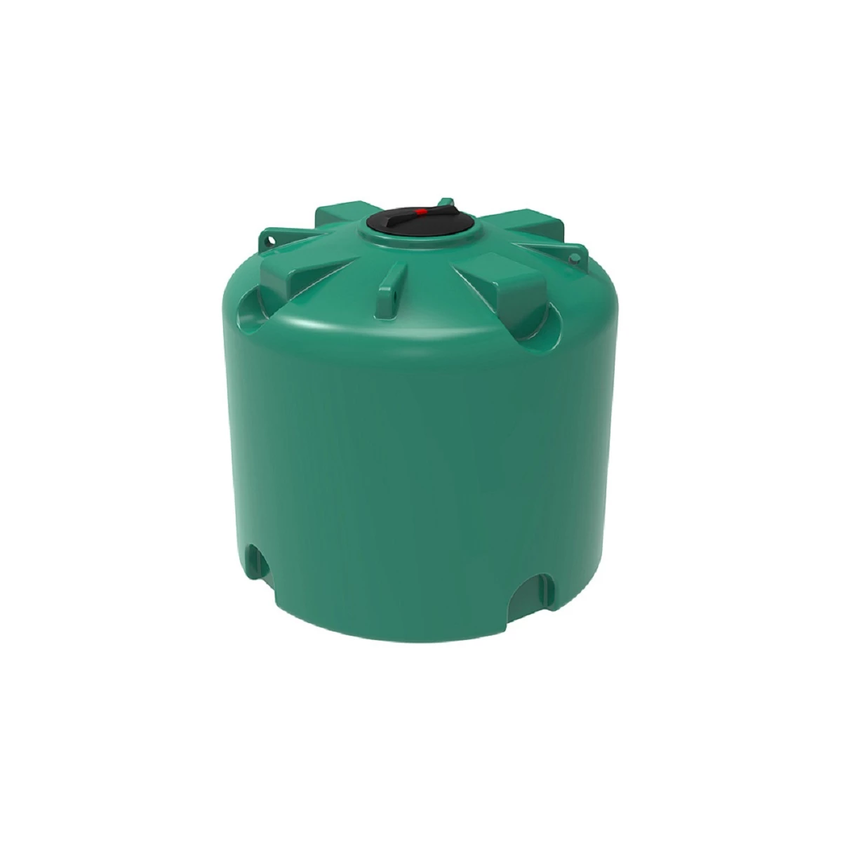 Емкость вертикально-цилиндрическая  TR 3000 л (зеленая) для воды 
