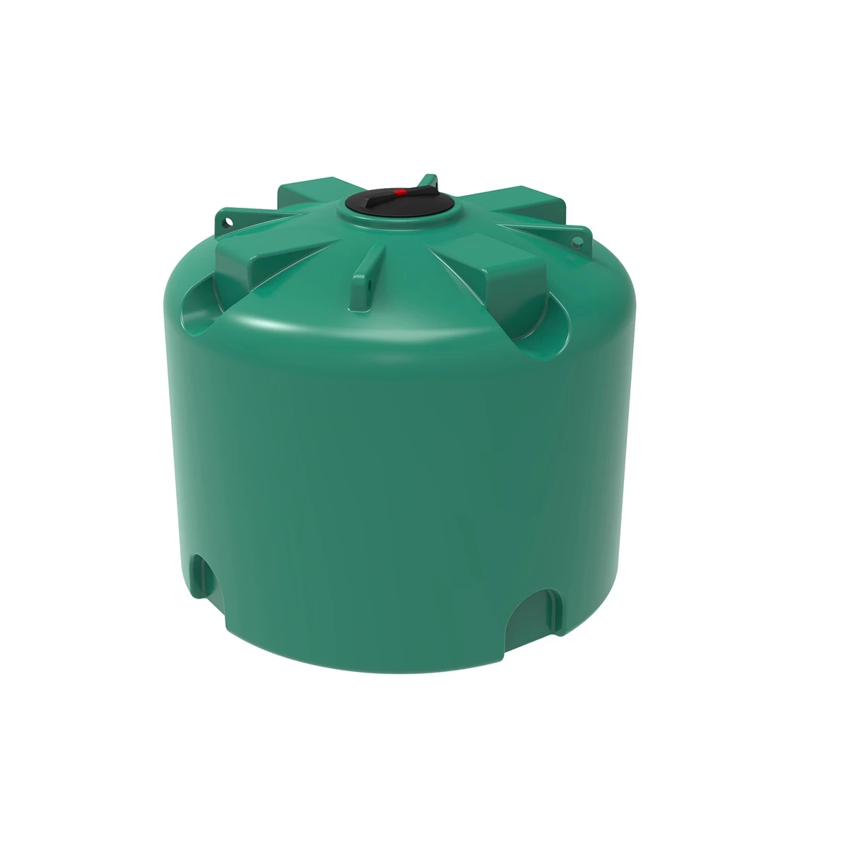 Емкость вертикально-цилиндрическая  TR 4500 л (зеленый) для вды 
