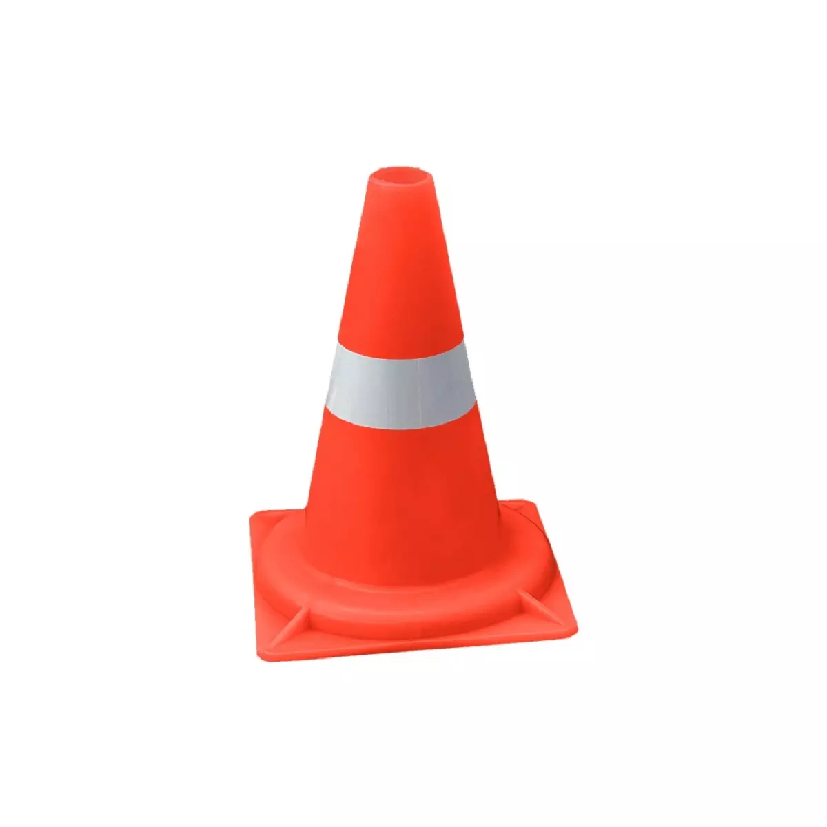 Конус дорожный 320 мм, 1 светоотражающая полоса 