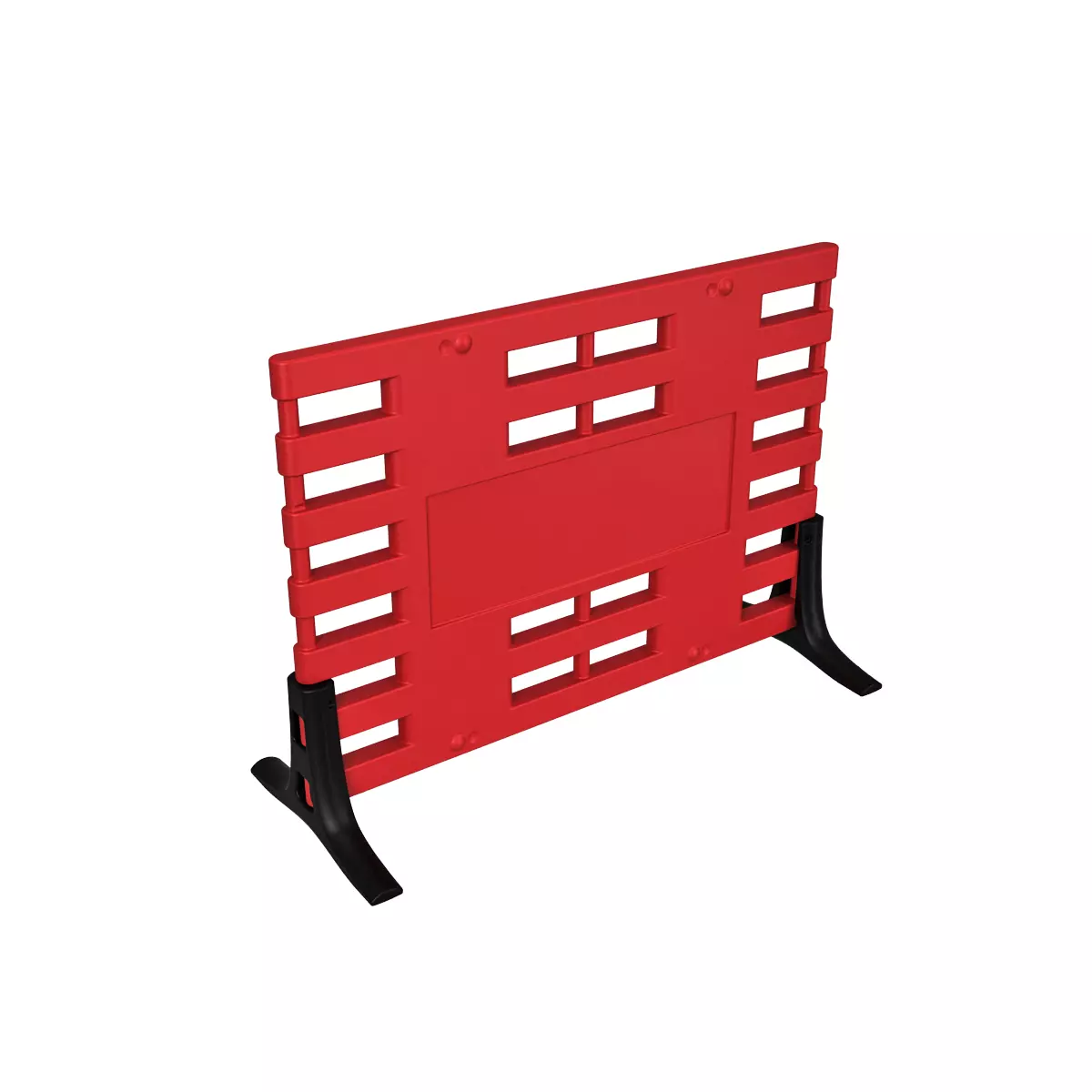 Ограждение мобильное "ARGO" с пластиковыми опорами красный 