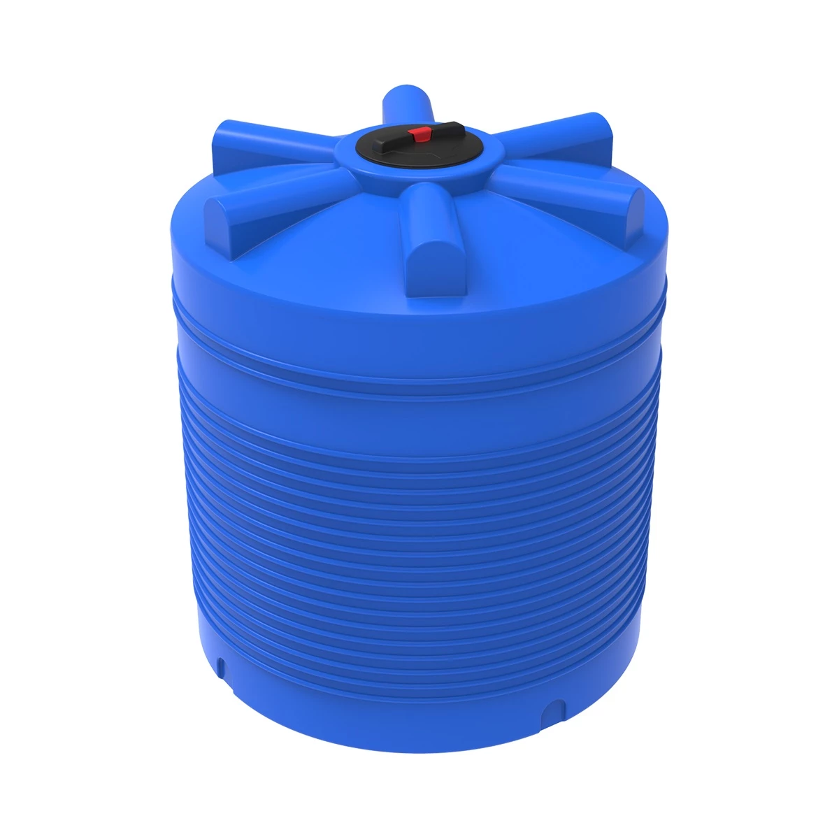 Емкость вертикальная  ЭВЛ 2000 л (синяя) для воды 