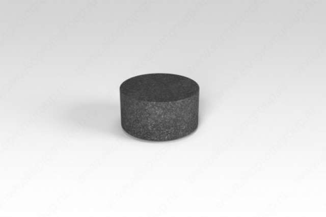 Цилиндр малый черный гранит