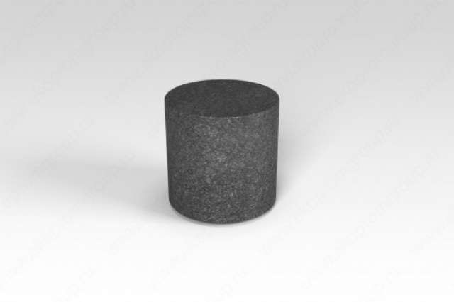 Полуцилиндр черный гранит