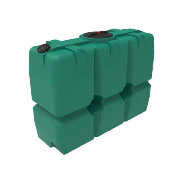 Емкость прямоугольная - вертикальная SK 2м3 (зеленый) 