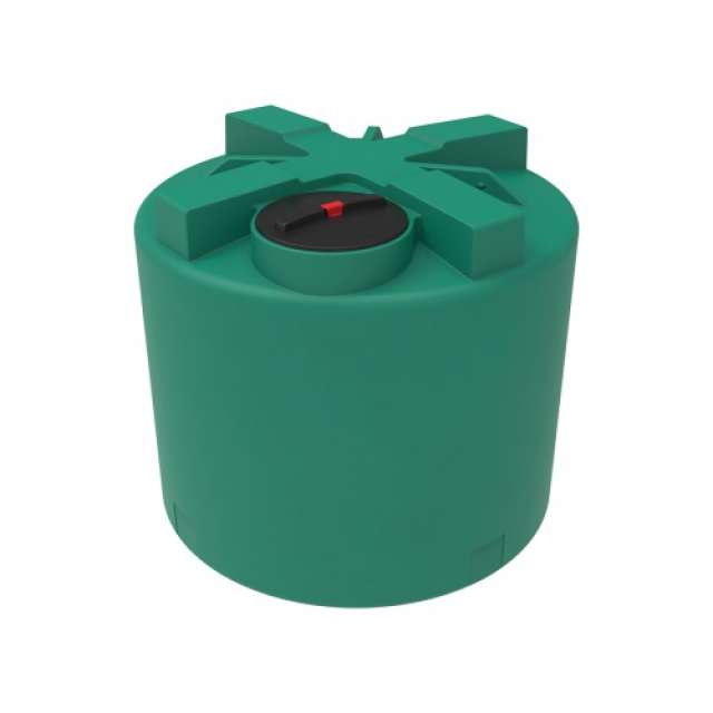 Емкость вертикальная T 2000 л (зеленая)  для воды 
