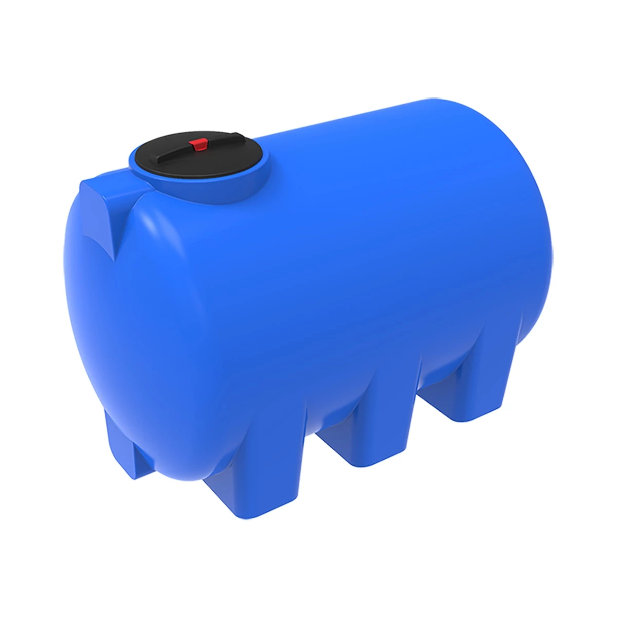 Емкость горизонтальная Н 2000 л (синяя) для воды 