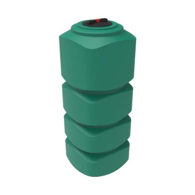 Емкость прямоугольная - вертикальная L 1м3 (зеленая) 