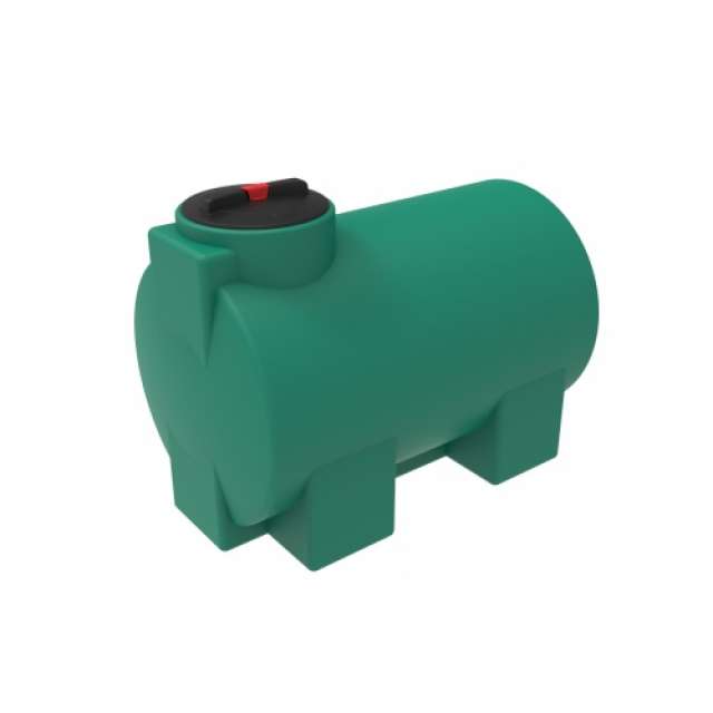 Емкость | бак горизонтальный ЭВГ Н 500 л (зеленая) для воды 