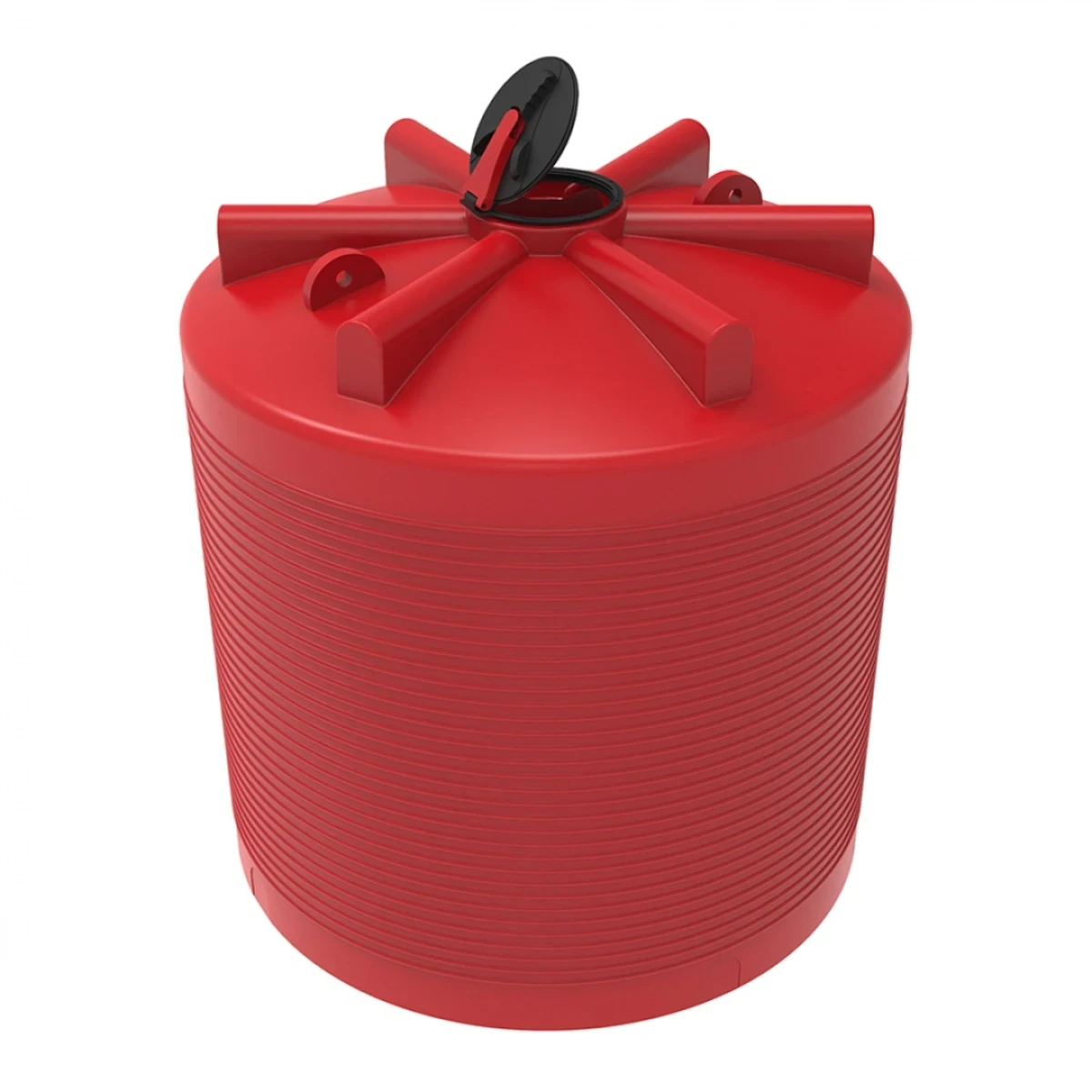 Емкость вертикально-цилиндрическая ЭВЛ 7500 л для КАС усиленная (красный) 