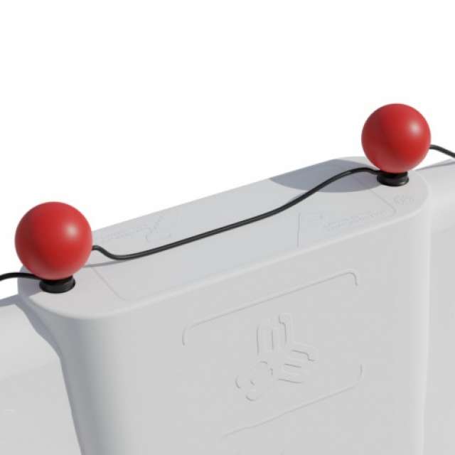 Гирлянда из фонарей ФС-3 (для вставки в дорожный блок), шаг 1м 