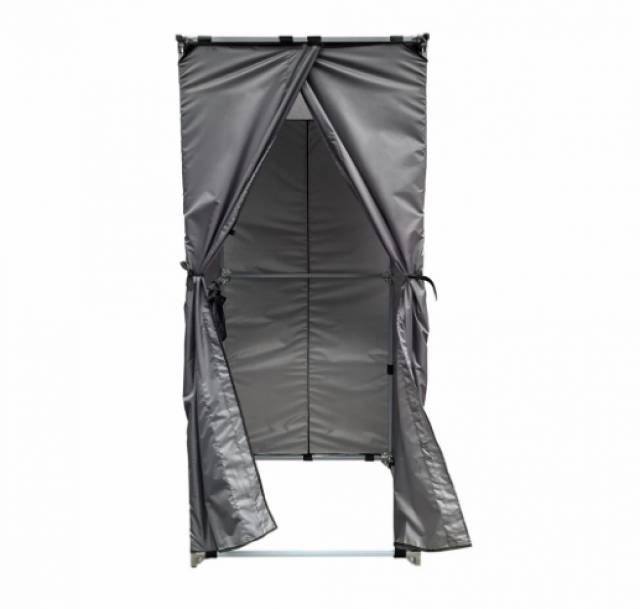 Душевая кабина дачная Rostok без бака (серая) 