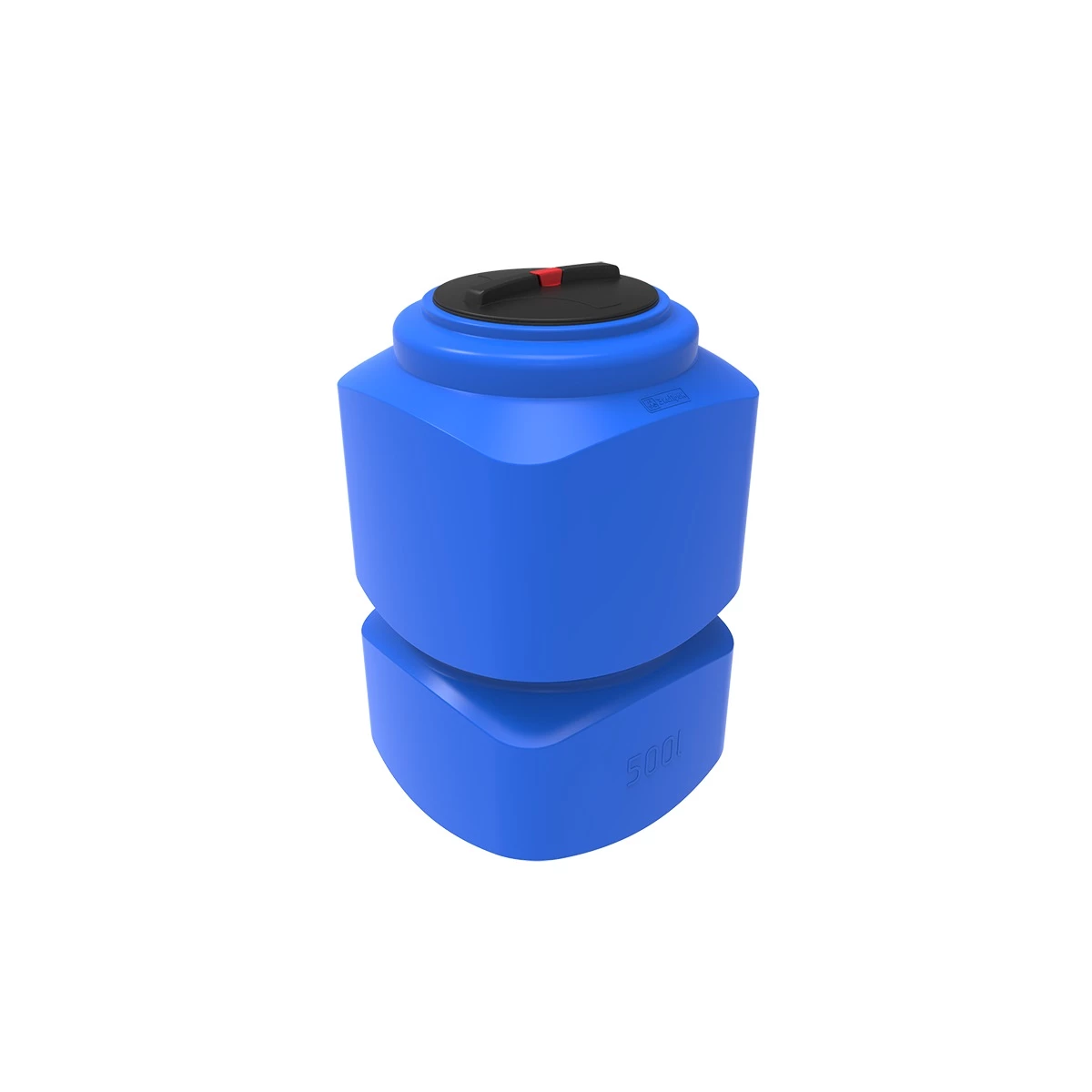 Емкость | бак прямоугольная - вертикальная L 500 л (синий) 