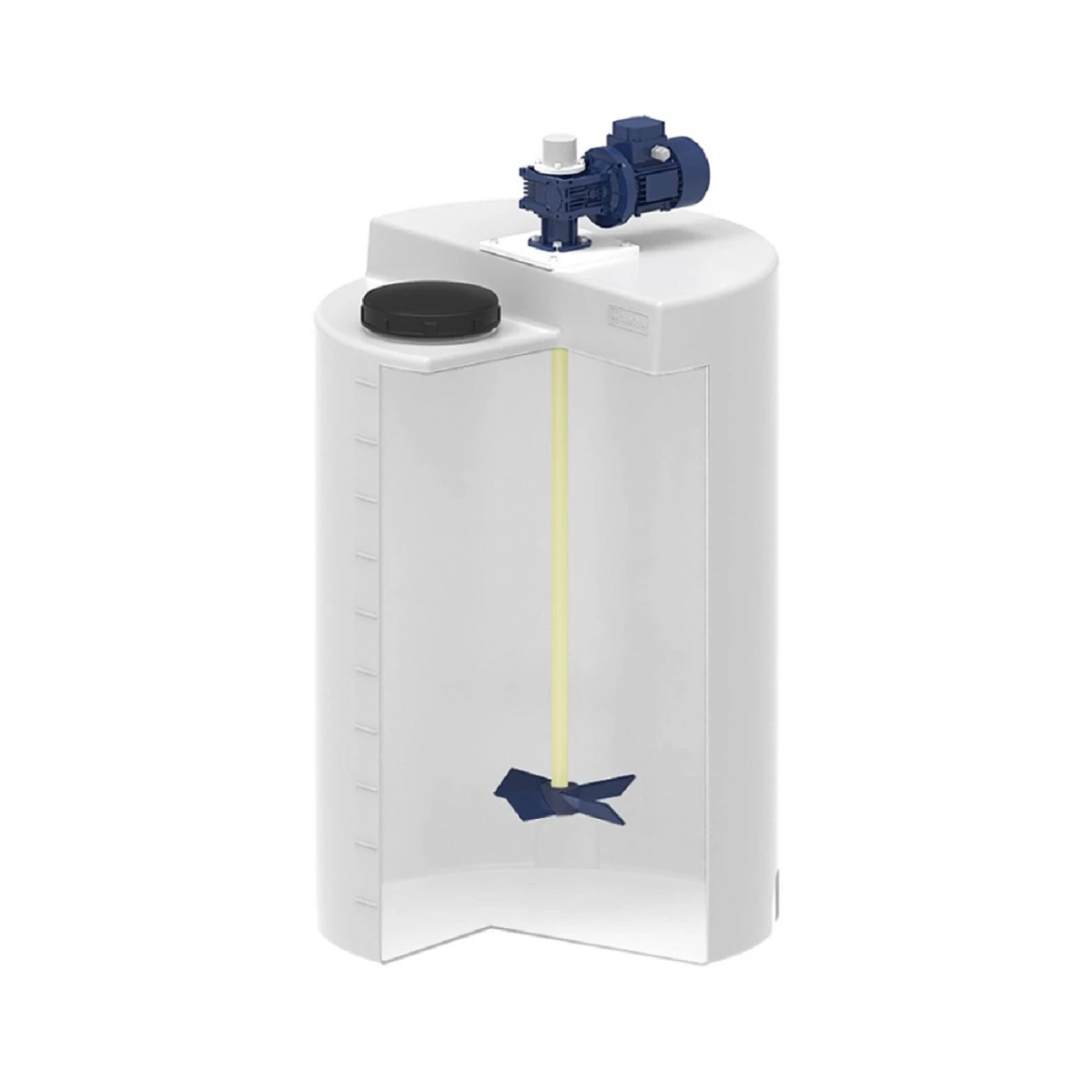 Емкость дозировочная 500 л (белая) с лопастной мешалкой 