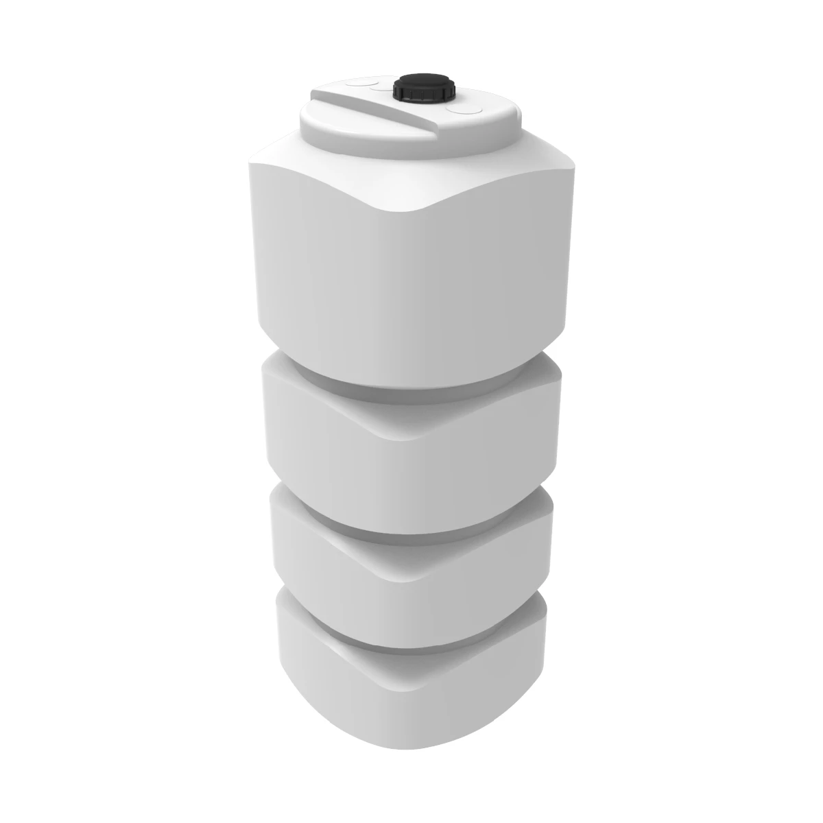 Емкость топливная L 1000 л (белая) 