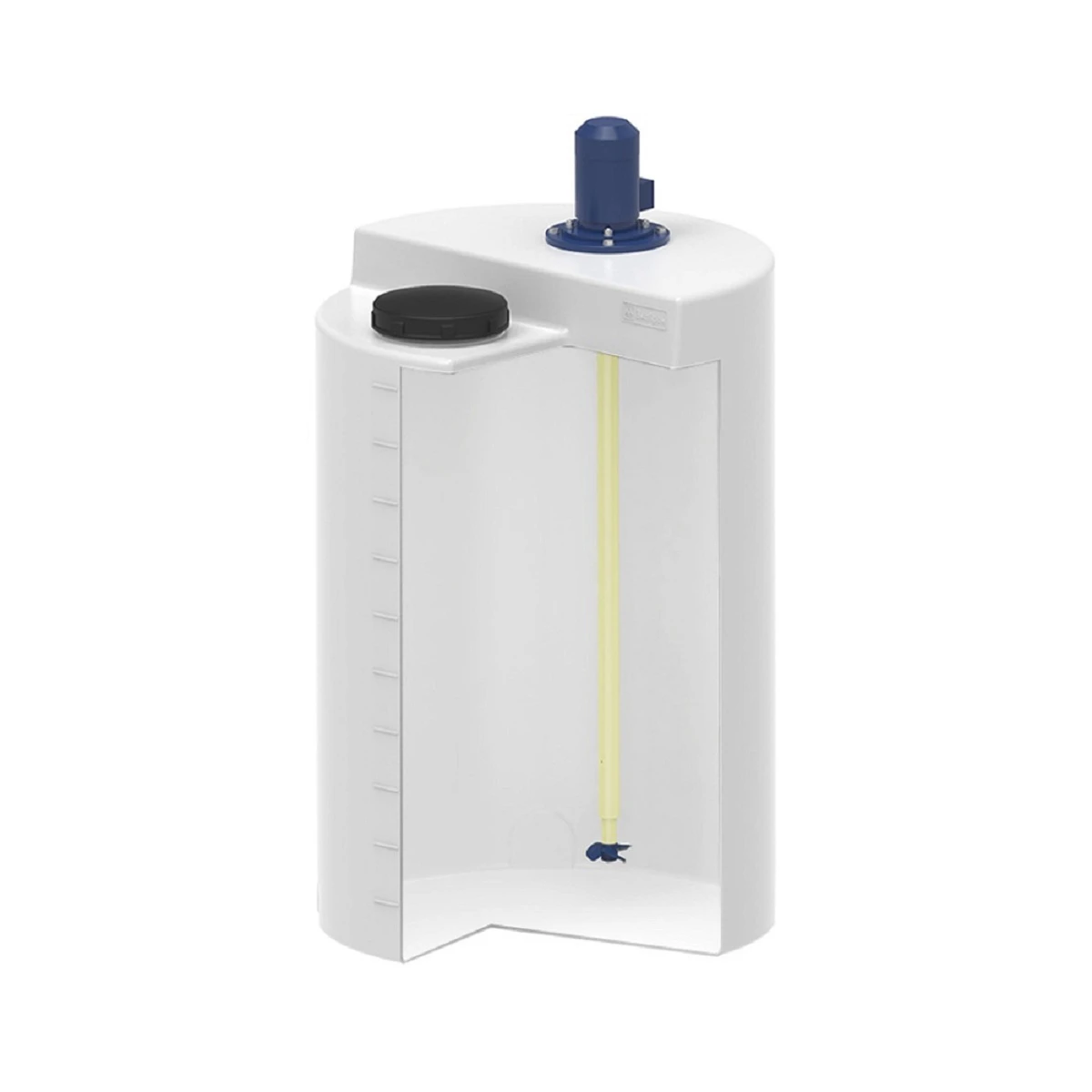 Емкость дозировочная 500 л (белая) с пропеллерной мешалкой 