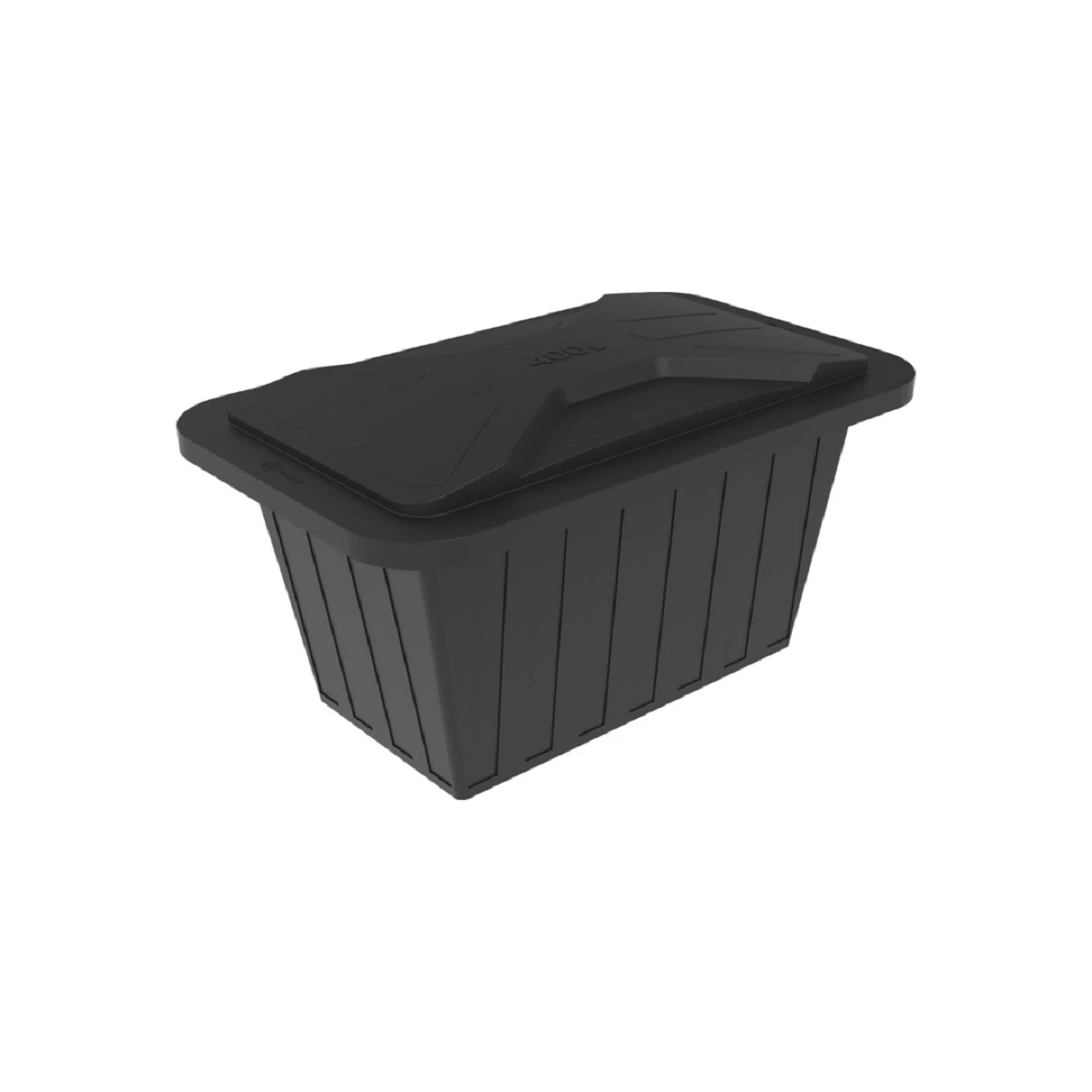 Ванна K 400 л (черная) с крышкой, 