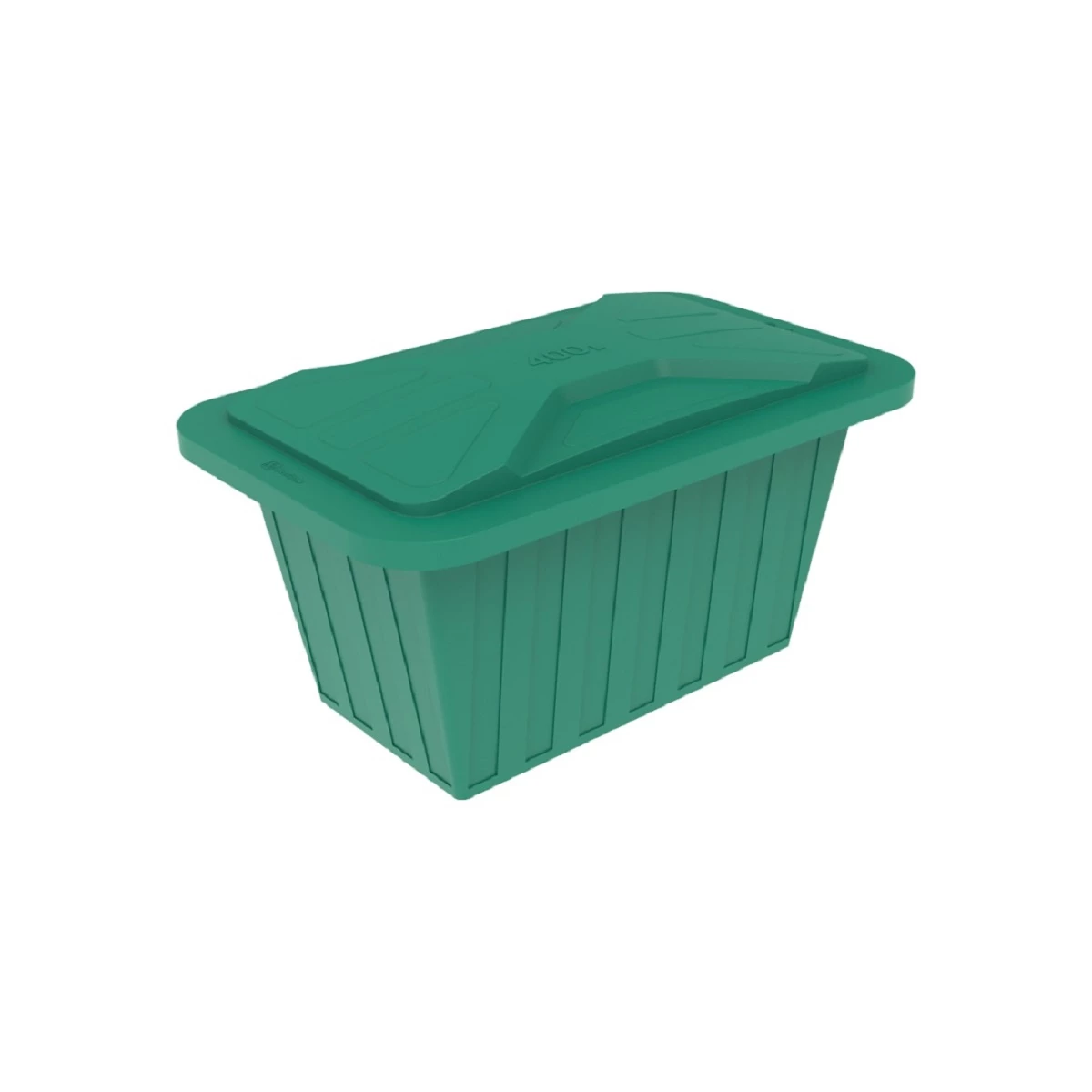 Ванна K 400 л (зеленая) с крышкой, 