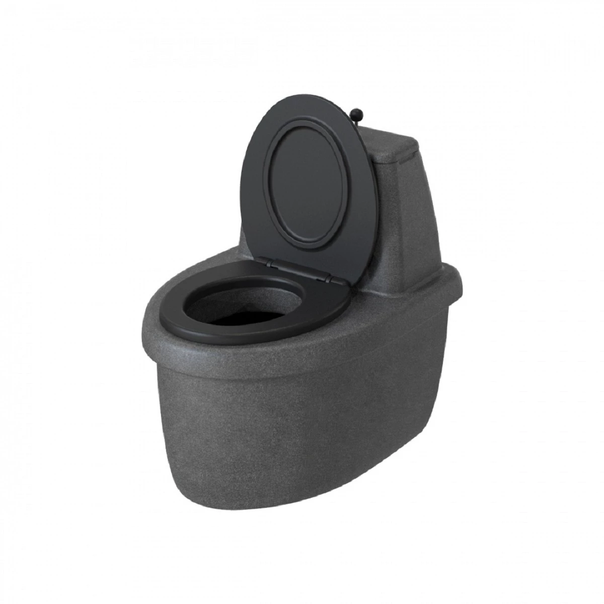 Торфяной туалет Rostok Комфорт гранит (серый) 