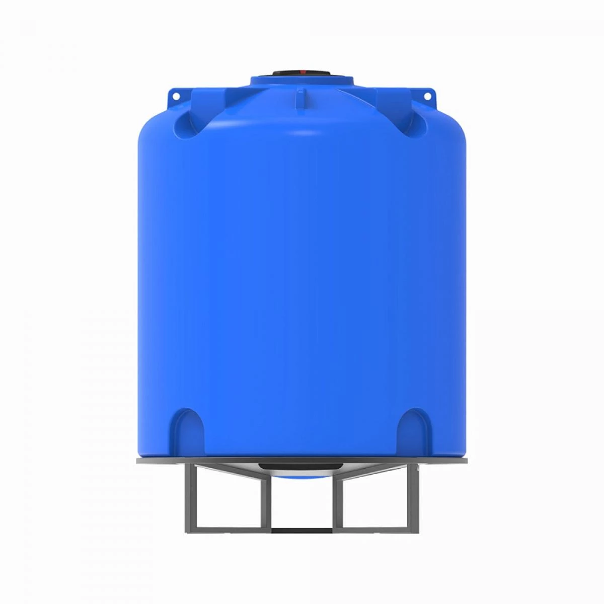 Емкость ПЛАСТИКБАК.РУ TR 10 м3 синий, на основании для полного слива 